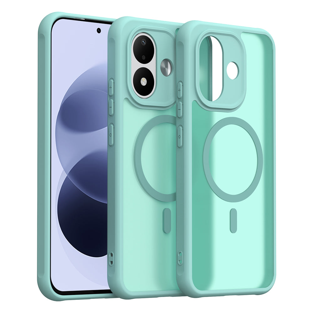 MagSafe-hoesje voor Xiaomi Redmi Note 17 4G / Note 17 5G, Techsuit, HaloFrost II, lichtgroen