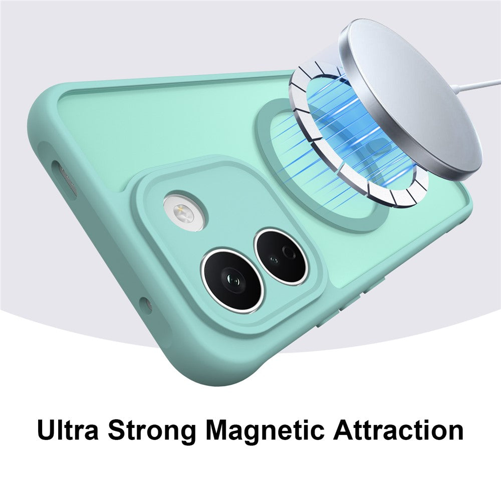 MagSafe-hoesje voor Xiaomi Redmi Note 17 4G / Note 17 5G, Techsuit, HaloFrost II, lichtgroen