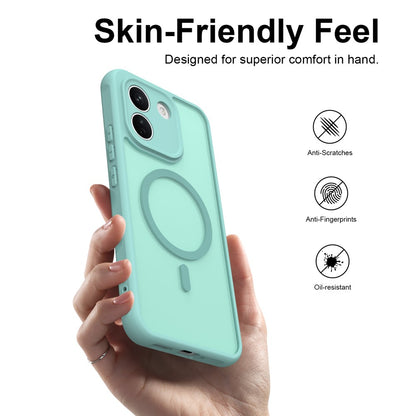 MagSafe Case for Xiaomi Redmi Note 17 Pro, Techsuit, HaloFrost II, Light Green