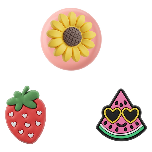 OEM Fruit hoes voor Apple AirTag, set van 3 stuks, multicolor