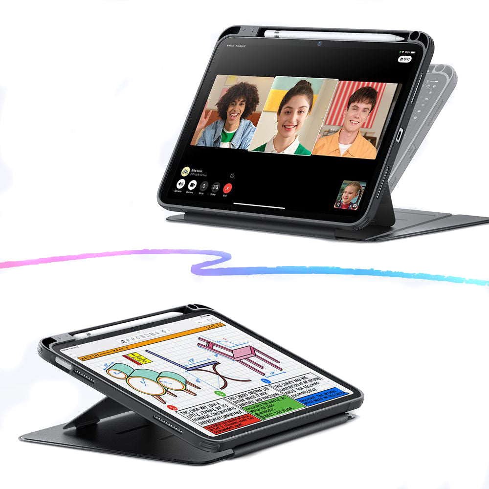 Hoes voor Apple iPad Air 13 (2025) / Air 13 (2024), ESR, Flip Hybrid, Zwart