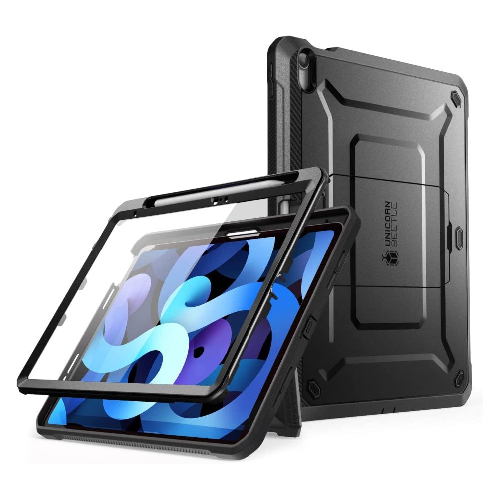 Hoes voor Apple iPad (2025) / iPad (2022), Supcase, Unicorn Beetle Pro, Zwart
