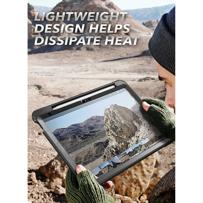 Hoes voor Apple iPad (2025) / iPad (2022), Supcase, Unicorn Beetle Pro, Zwart