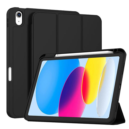 Hoes voor Apple iPad (2025) / (2022), Techsuit, Flex Trifold, Zwart