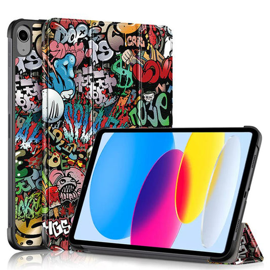 Case for Apple iPad (2025) / (2022), Techsuit, FoldPro Urban Vibe, Multicolor