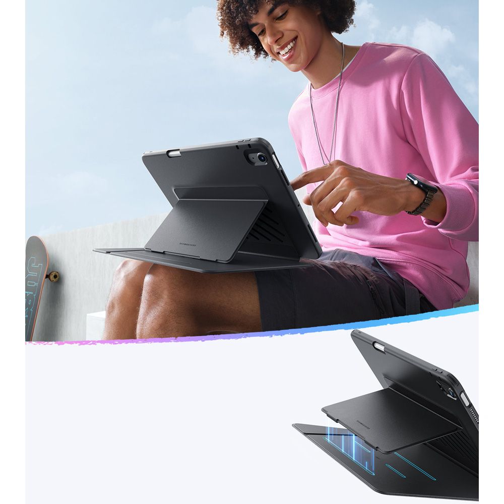 Hoes voor Apple iPad Air 13 (2025) / Air 13 (2024), ESR, Flip Hybrid, Zwart