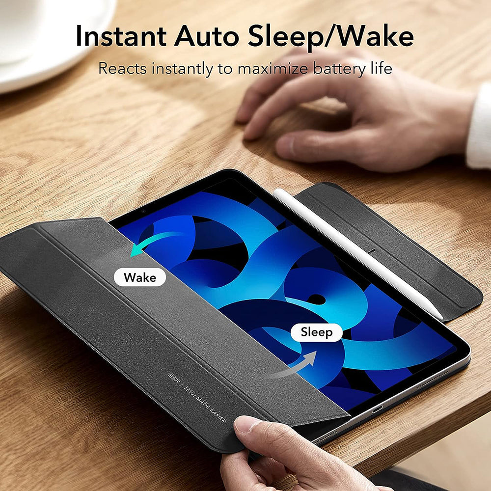 Hoes voor Apple iPad Air 11 (2024) / Air (2022) / Air (2020) / Pro 11 (2018), ESR, Rebound, Zwart