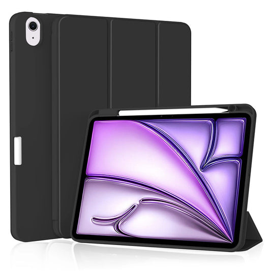 Hoes voor Apple iPad Air 11 (2026) / iPad Air 11 (2025) / Air 11 (2024), Techsuit, Flex Trifold, Zwart