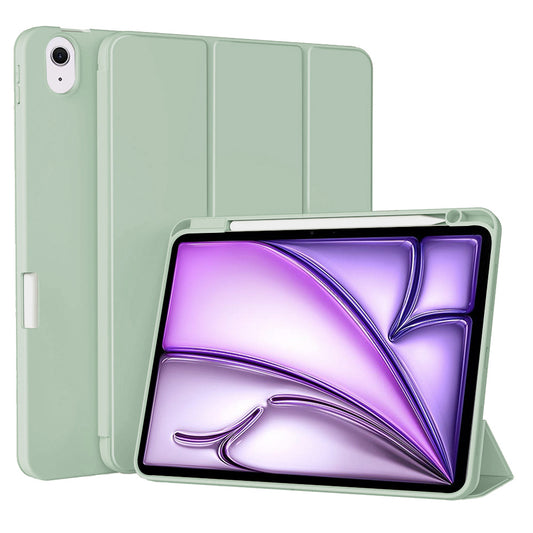 Hoes voor Apple iPad Air 11 (2026) / iPad Air 11 (2025) / Air 11 (2024), Techsuit, Flex Trifold, Matcha Groen