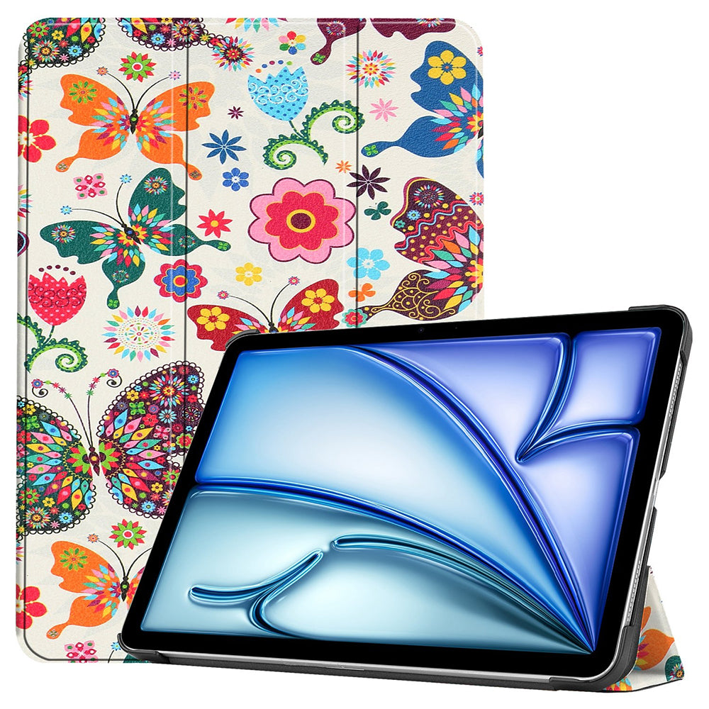 Hoes voor Apple iPad Air 11 (2026) / iPad Air 11 (2025) / Air 11 (2024), Techsuit, FoldPro Butterfly, Multicolor
