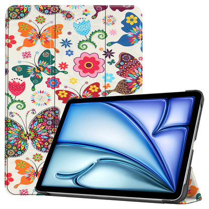 Hoes voor Apple iPad Air 11 (2026) / iPad Air 11 (2025) / Air 11 (2024), Techsuit, FoldPro Butterfly, Multicolor