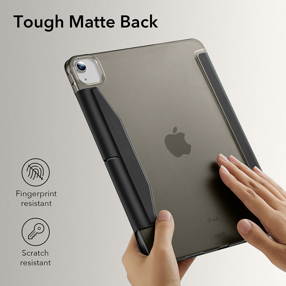 Hoes voor Apple iPad Air 13 (2026) / Air 13 (2025) / Air 13 (2024), ESR, Ascend Trifold, Zwart Satijn