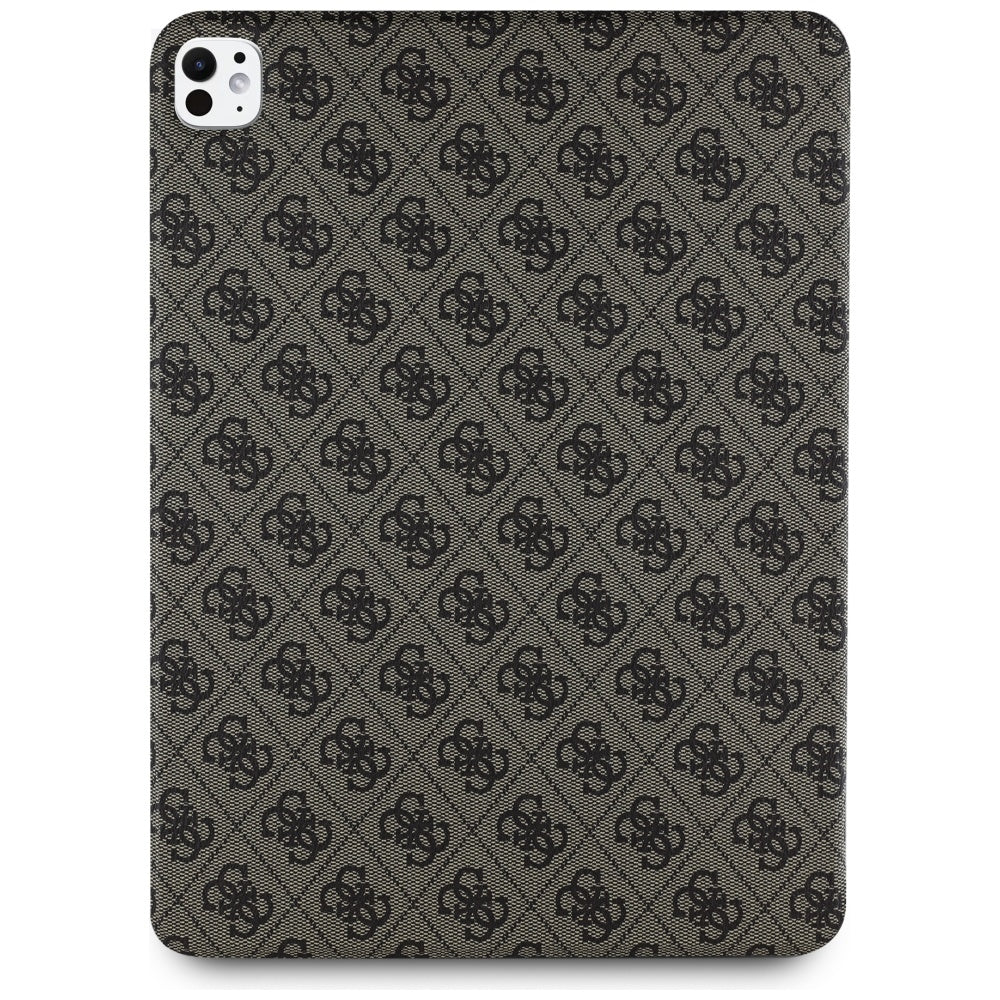 Hoes voor Apple iPad Air 13 (2025) / Air 13 (2024), Guess, 4G Groot Logo, Bruin