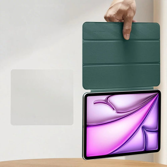 Hoes voor Apple iPad Air 13 (2025) / Air 13 (2024) / Pro 12.9 (2022) / Pro 12.9 (2021) / Pro 12.9 (2020), ESR, Rebound, Satijngroen