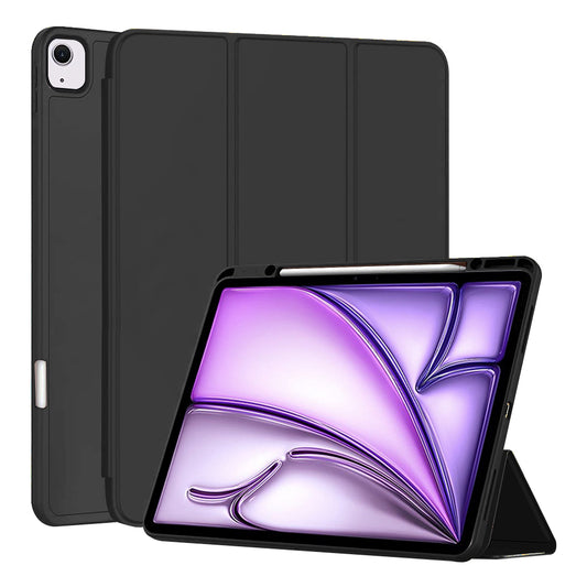 Hoes voor Apple iPad Air 13 (2026) / Air 13 (2025) / Air 13 (2024), Techsuit, Flex Trifold, Zwart