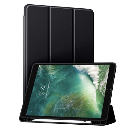 Hoes voor Apple iPad Air (2019) / Pro 10.5 (2017), Techsuit, Flex Trifold, Zwart