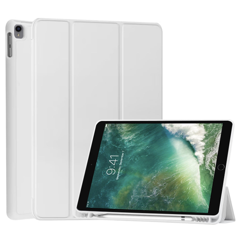 Hoes voor Apple iPad Air (2019) / Pro 10.5 (2017), Techsuit, Flex Trifold, Zwart