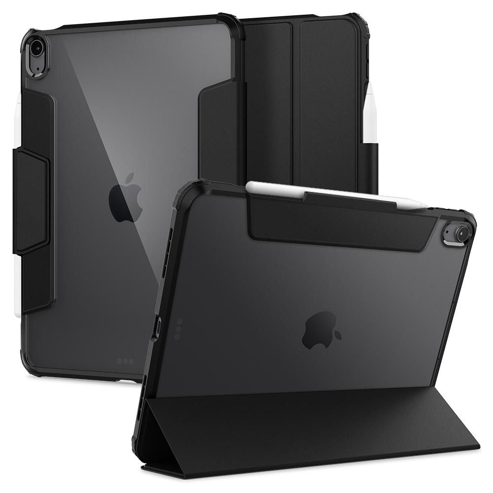 Hoes voor Apple iPad Air (2022) / Air (2020), Spigen, Ultra Hybrid Pro, Zwart