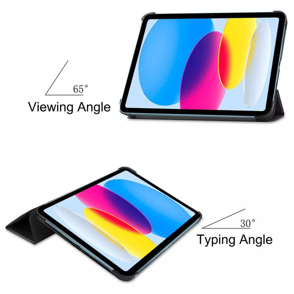 Hoes voor Apple iPad Air (2022) / Air (2020), Techsuit, FoldPro, Zwart