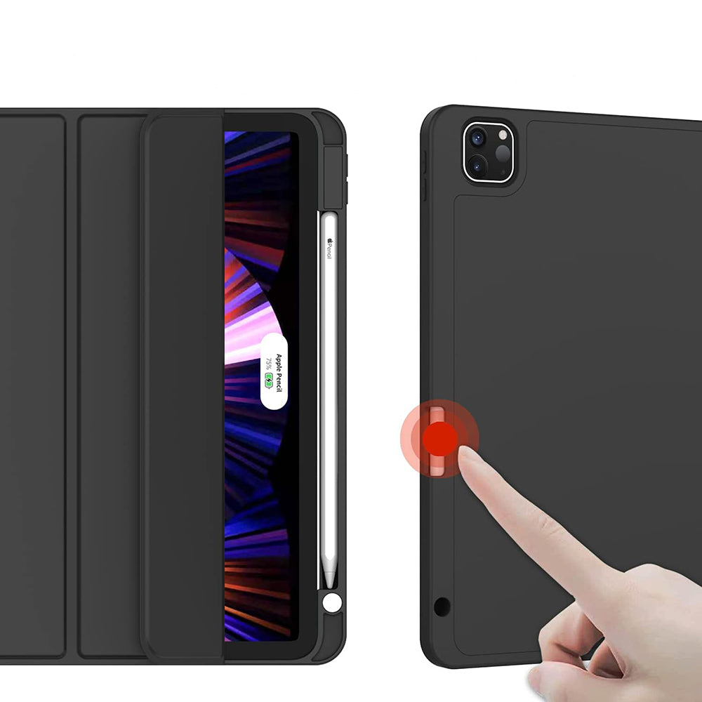 Case for Apple iPad Pro 11 (2022) / Pro 11 (2021) / Pro 11 (2020) / Pro 11 (2018), Techsuit, Flex Trifold, Black