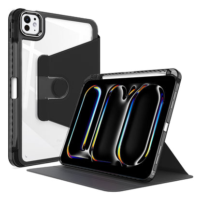Hoes voor Apple iPad Pro 11 (2024), Techsuit, Crystal Vision, Zwart