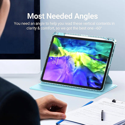 Hoes voor Apple iPad Pro 11 (2024), Techsuit, Crystal Vision, Zwart