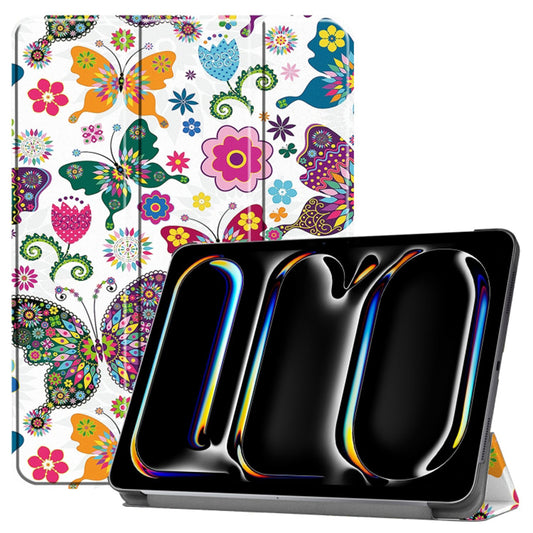 Hoes voor Apple iPad Pro 11 (2024), Techsuit, FoldPro Butterfly, Multicolor