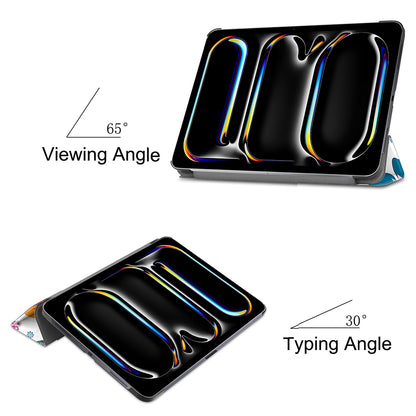 Hoes voor Apple iPad Pro 11 (2024), Techsuit, FoldPro Butterfly, Multicolor