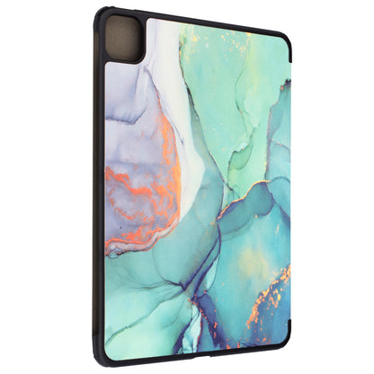 Hoes voor Apple iPad Pro 11 (2024), Techsuit, FoldPro Green Time, Multicolor