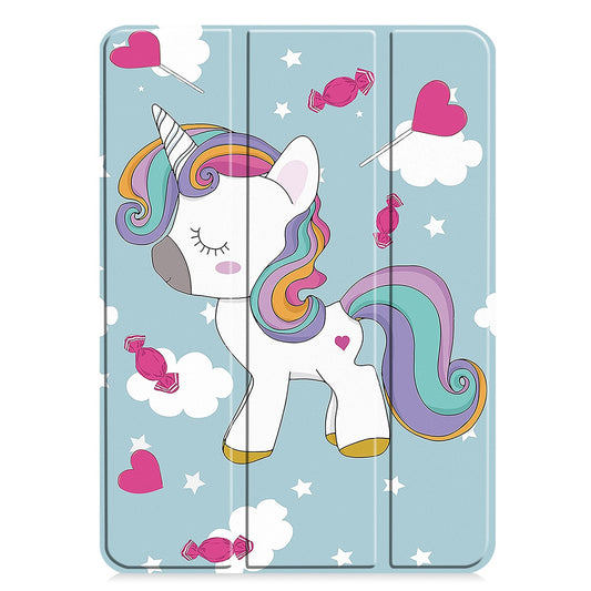 Hoes voor Apple iPad Pro 11 (2024), Techsuit, FoldPro Unicorn, Multicolor