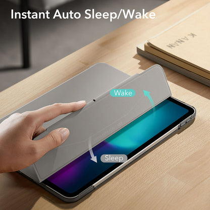 Case for Apple iPad Pro 13 (2024), ESR, Ascend Trifold, Gray