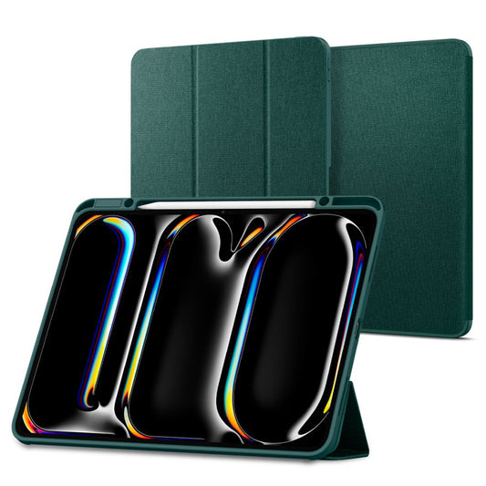 Hoes voor Apple iPad Pro 13 (2024), Spigen, Urban Fit, Groen ACS07763
