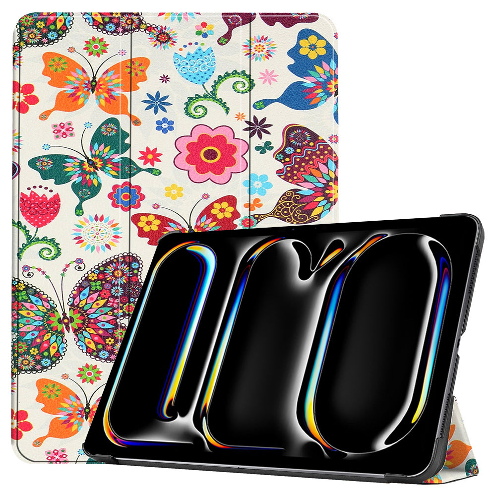 Hoes voor Apple iPad Pro 13 (2024), Techsuit, FoldPro Butterfly, Multicolor