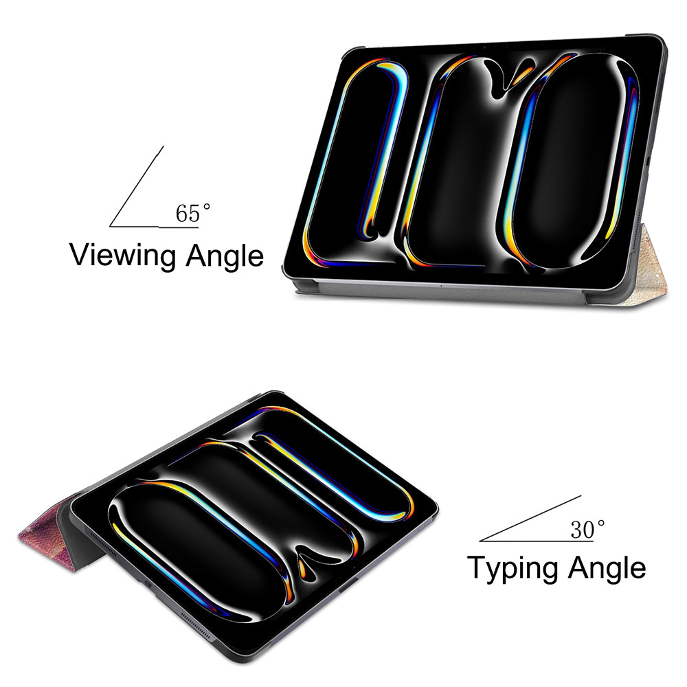 Hoes voor Apple iPad Pro 13 (2024), Techsuit, FoldPro Galaxy, Multicolor
