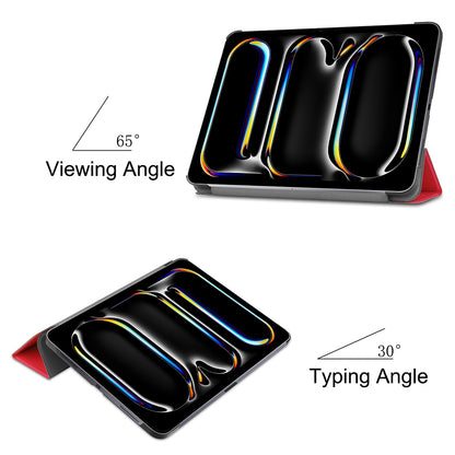 Hoes voor Apple iPad Pro 13 (2024), Techsuit, FoldPro, Rood