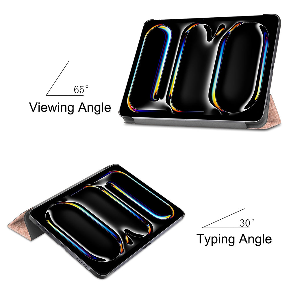 Hoes voor Apple iPad Pro 13 (2024), Techsuit, FoldPro, Roze