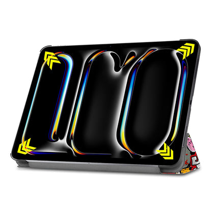Case for Apple iPad Pro 13 (2024), Techsuit, FoldPro Urban Vibe, Multicolor