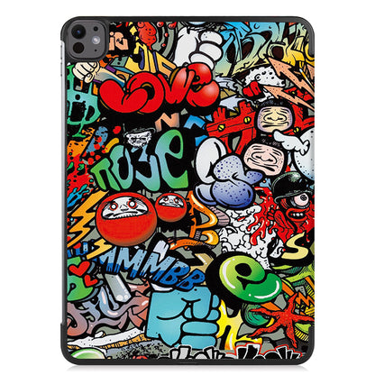 Case for Apple iPad Pro 13 (2024), Techsuit, FoldPro Urban Vibe, Multicolor