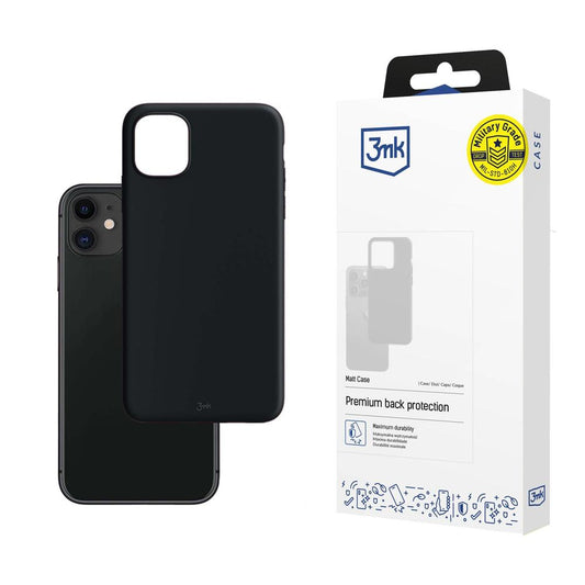 Hoesje voor Apple iPhone 11, 3MK, Mat Zwart