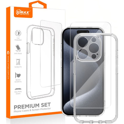Hoesje voor Apple iPhone 16 Pro Max, Vmax, Premium, Transparant