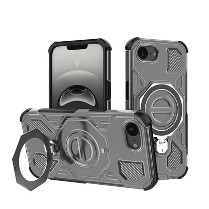 Hoes voor Apple iPhone 17e / 16e, Techsuit, Carbon Shield Pro, Rook