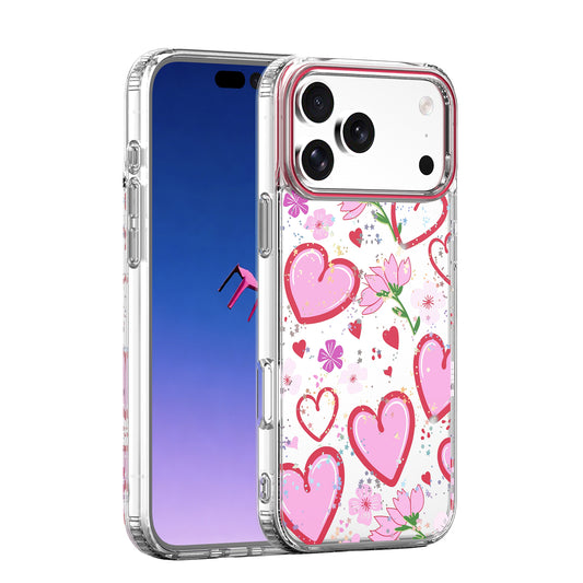 Hoesje voor Apple iPhone 16 Pro Max, OEM, Ultra Trendy Love 1, Multicolor