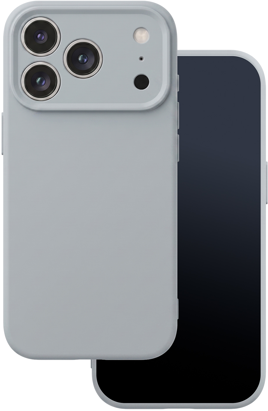 Hoesje voor Apple iPhone 17 Pro, OEM, Siliconen, Grijs