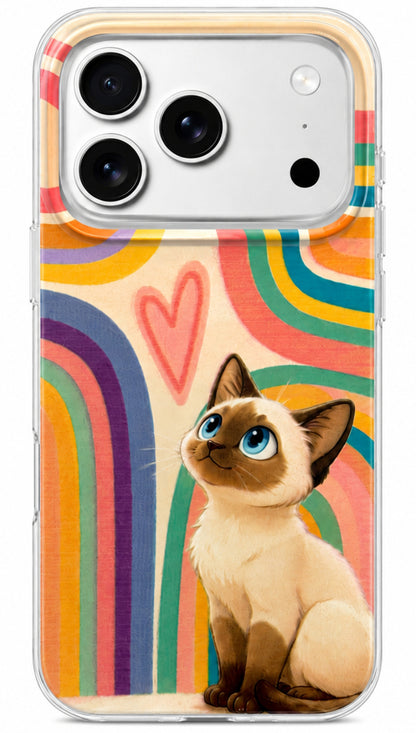 Hoesje voor Apple iPhone 16 Pro Max, Perfect Case, Dreamora Kitty, Multicolor