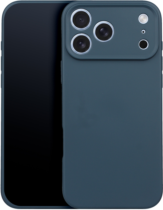 Hoesje voor Apple iPhone 18 Pro Max / 17 Pro Max, OEM, Siliconen, Marineblauw