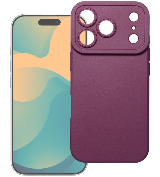 Hoesje voor Apple iPhone 18 Pro Max / 17 Pro Max, OEM, Matt 2.0, bordeauxrood