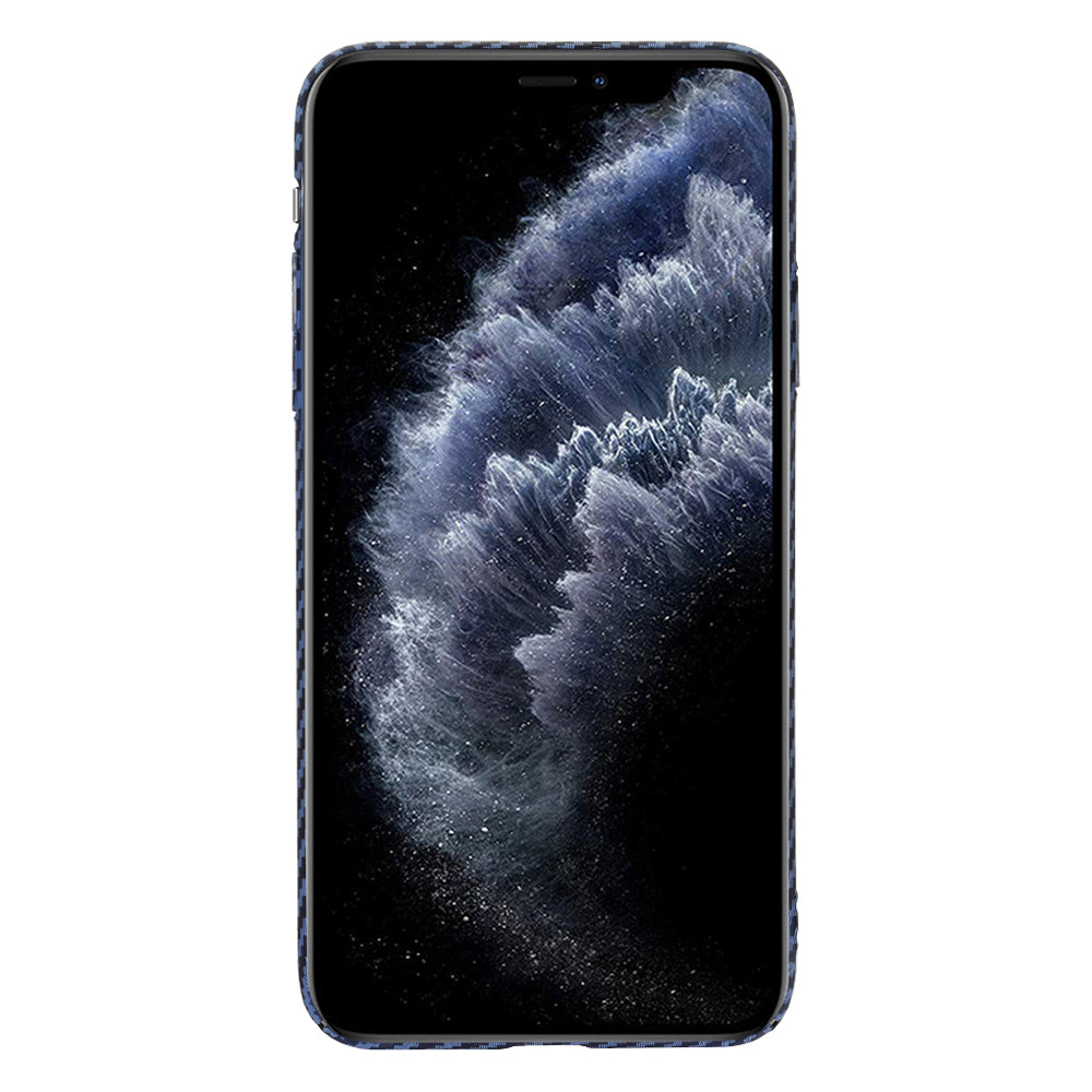 Hoes voor Apple iPhone 11 Pro Max, Techsuit, Carbonite FiberShell, Turquoise