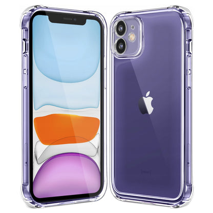 Hoes voor Apple iPhone 11, Techsuit, Schokbestendig Helder, Transparant