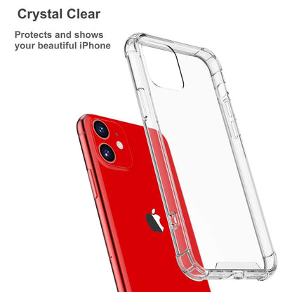 Hoesje voor Apple iPhone 12 mini, Techsuit, Schokbestendig Transparant