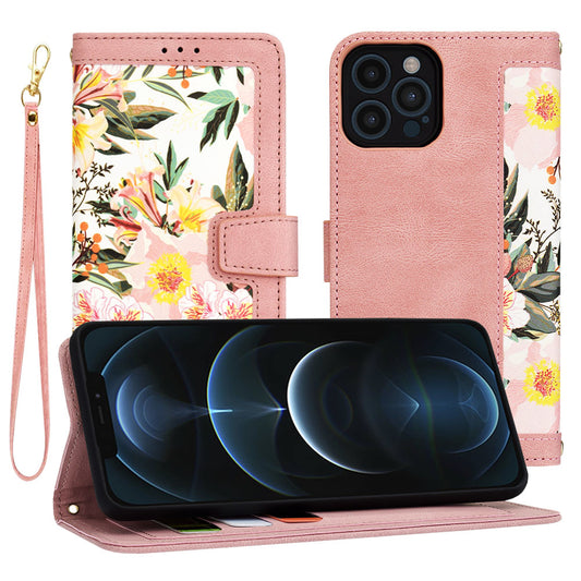 Hoes voor Apple iPhone 12 Pro Max, Techsuit, FlipCraft, Roze